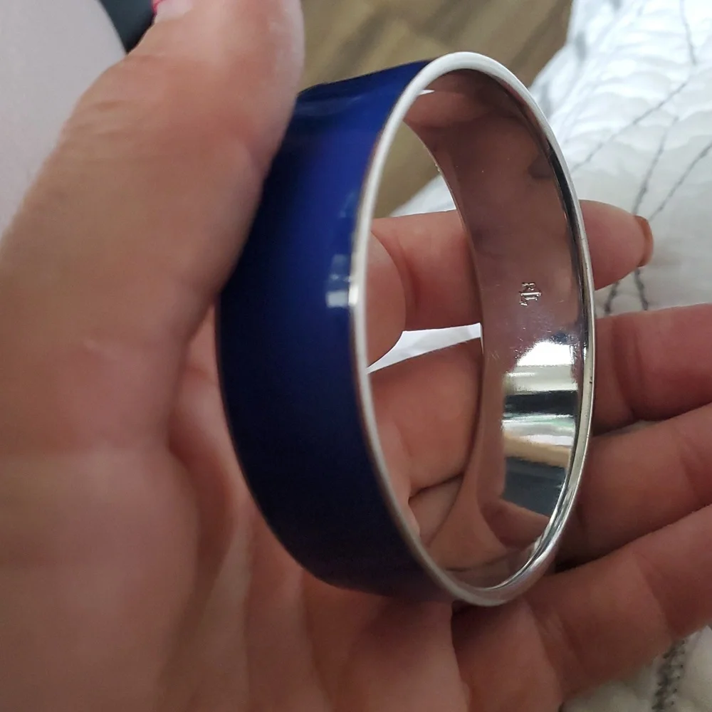 Ralph Lauren Cobalt Blue and Silver Bracelet - Picture 3 of 5